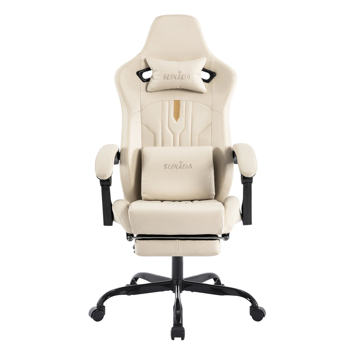 Fauteuil Ergonomique avec Soutien Lombaire – coloris beige